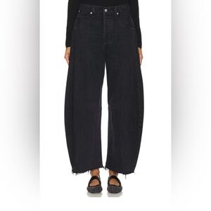 Citizens Of Humanity Black Flare Wide Leg Jeans